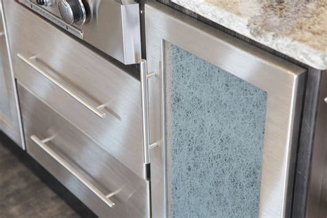 replacement stainless steel cabinet doors